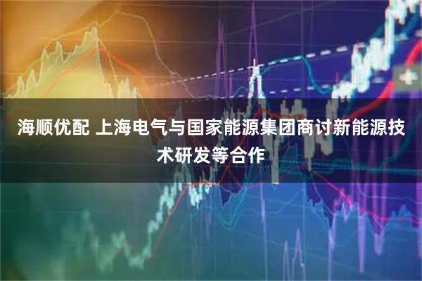 海顺优配 上海电气与国家能源集团商讨新能源技术研发等合作