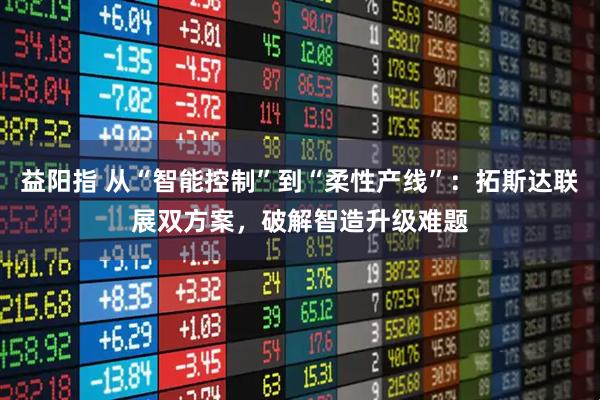 益阳指 从“智能控制”到“柔性产线”：拓斯达联展双方案，破解智造升级难题