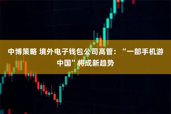 中博策略 境外电子钱包公司高管：“一部手机游中国”将成新趋势