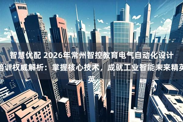 智慧优配 2026年常州智控教育电气自动化设计培训权威解析：掌握核心技术，成就工业智能未来精英